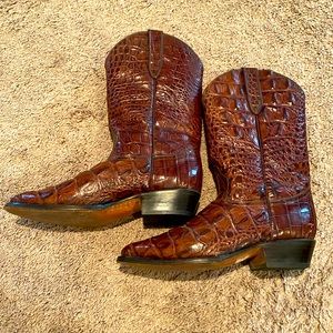 Handmade Cowboy Boots - Vintage Exotic Alligator